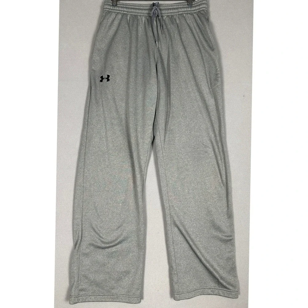 Under Armour Storm Pants Mens Medium Grey Loose Fit Sweatpants Stretch Waist